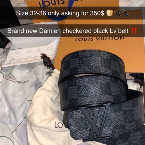 100% authentic Louis Vuitton belt - Picture 1 of 1